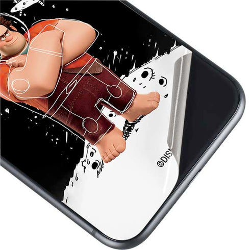 Disney Wreck-it Ralph And Vanellope Space Sketch iPhone 11 Skin